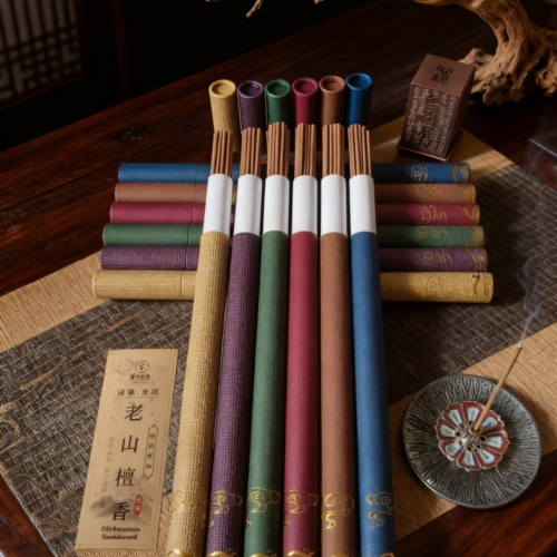梵天§老山檀香｜梵彩香盒｜線香｜臥香｜天然香