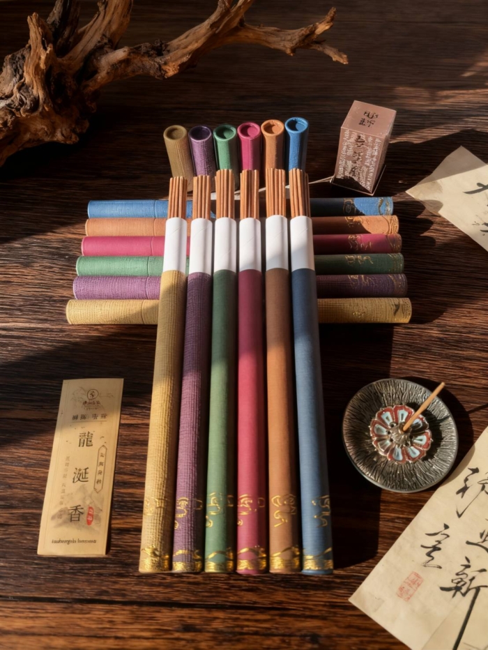 137_0 天藏§龍涎香|梵彩香盒|線香|臥香|天然香