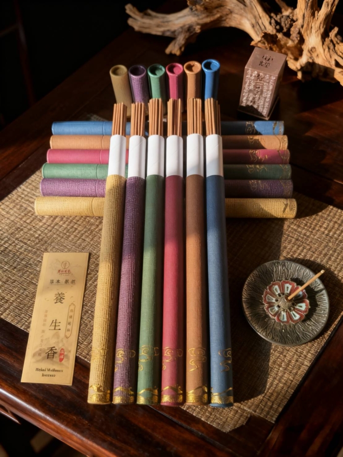 頤和§養生香｜梵彩香盒｜線香｜臥香｜天然香